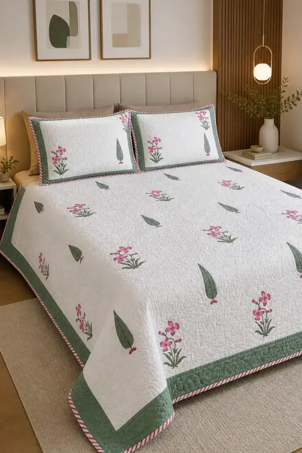 Red_Yellow_Pink_Green_Organic_Percale_Cotton_Bed_Covers_For_Unisex