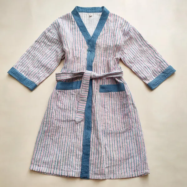 Multicolor_Cotton_Bathrobes_For_Unisex