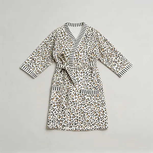 Multicolor_Cotton_Bathrobes_For_Unisex