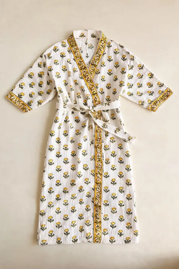 Multicolor_Cotton_Bathrobes_For_Unisex