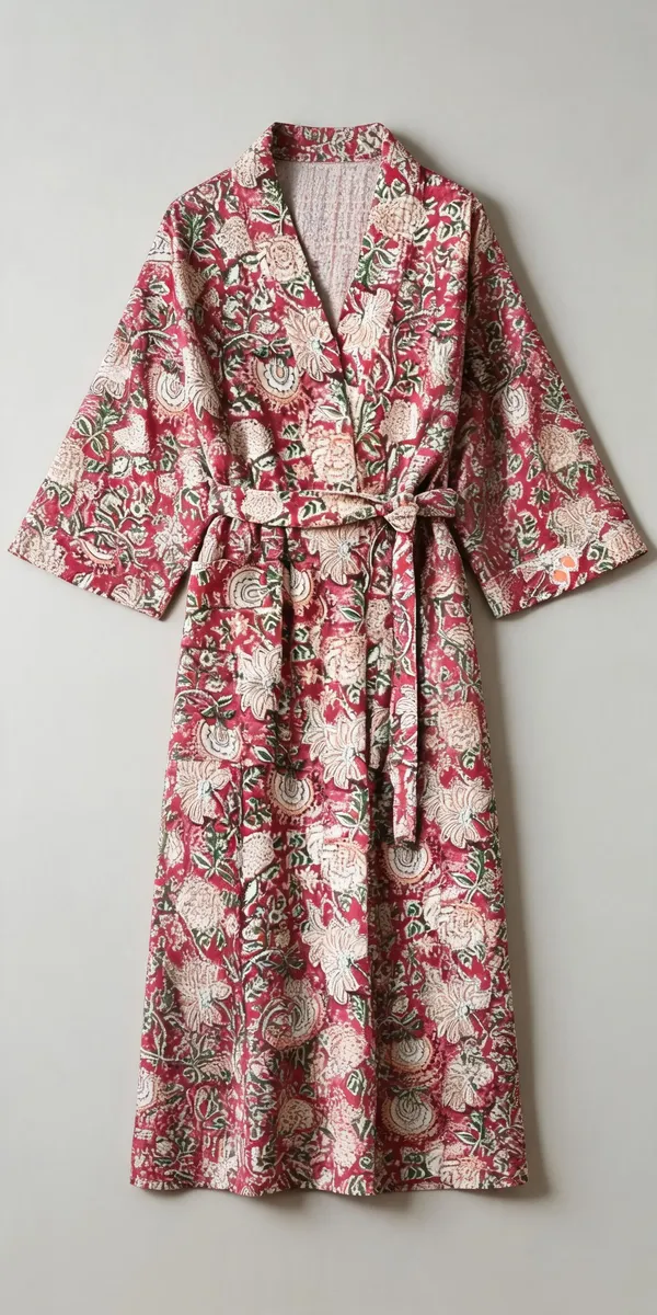 Multicolor_Cotton_Bathrobes_For_Unisex