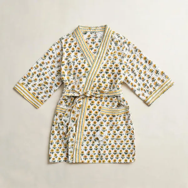 Multicolor_Cotton_Bathrobes_For_Unisex