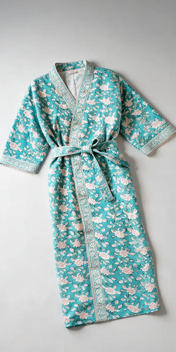 Multicolor_Cotton_Bathrobes_For_Unisex