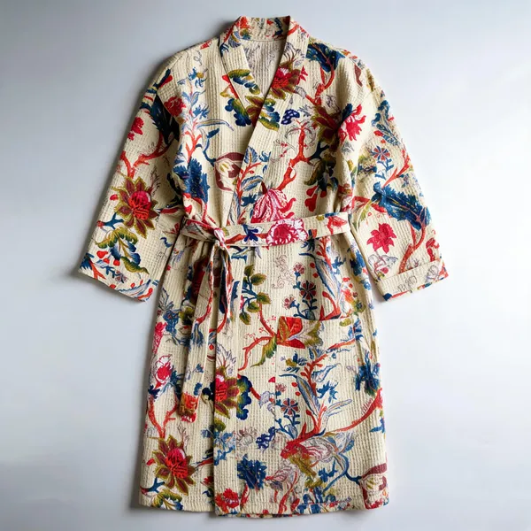 Multicolor_Cotton_Bathrobes_For_Unisex