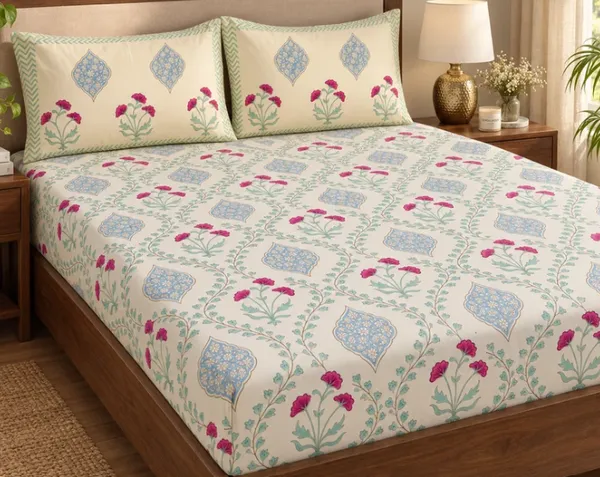 Multicolor_Organic_Percale_Cotton_Bedsheets_For_Unisex