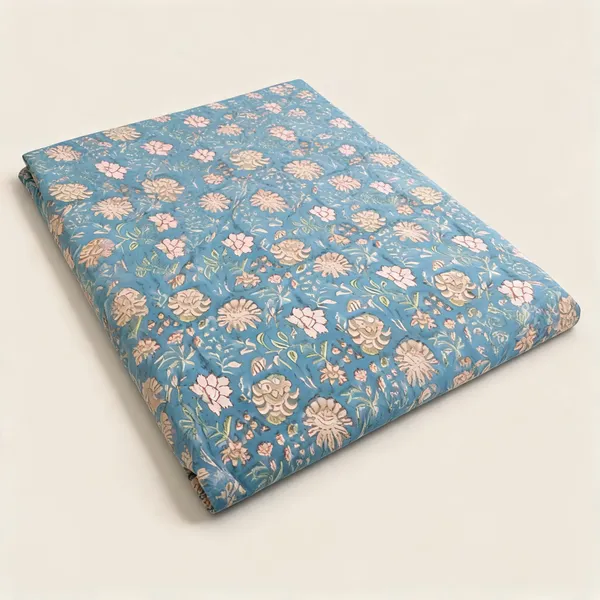 Light_Blue_Organic_Percale_Cotton_Bedsheets_For_Unisex