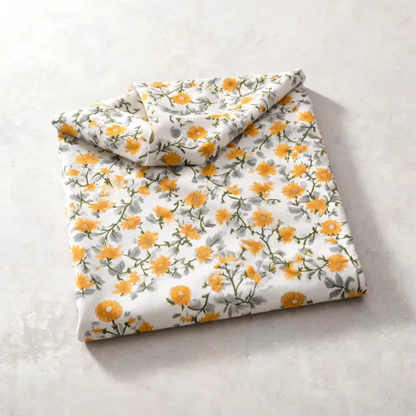 Yellow_Green_Organic_Percale_Cotton_Bedsheets_For_Unisex