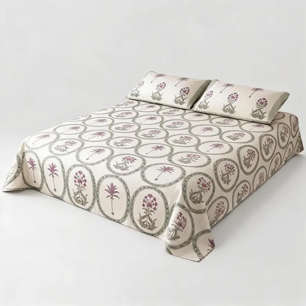 Blue_Sky_Blue_Organic_Percale_Cotton_Bedsheets_For_Unisex