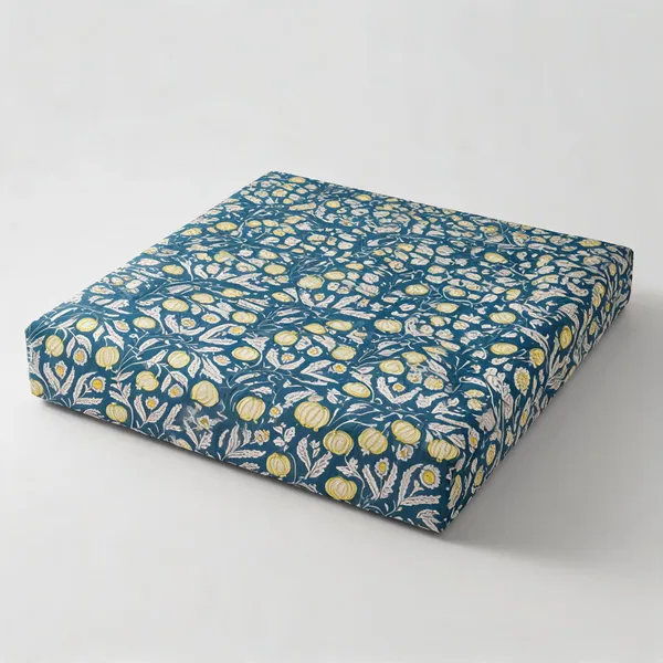 Yellow_Blue_Organic_Percale_Cotton_Bedsheets_For_Unisex