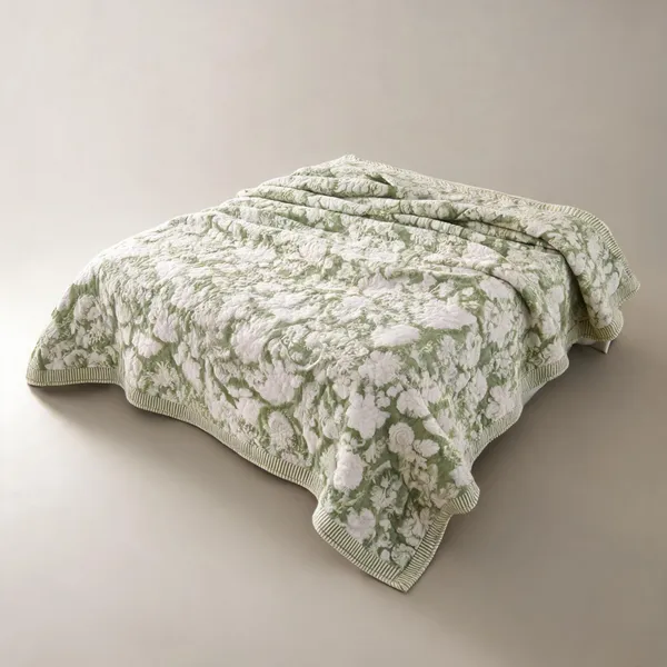 Green_Organic_Percale_Cotton_King_Size_AC_Quilts_For_Unisex