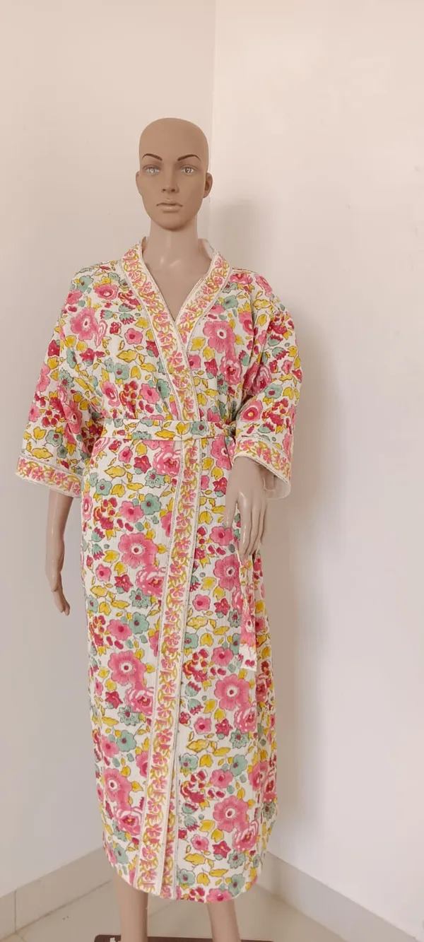 Multicolor_Cotton_Bathrobes_For_Unisex