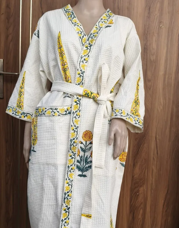 White_Waffle_Belted_Bathrobe_for_Women