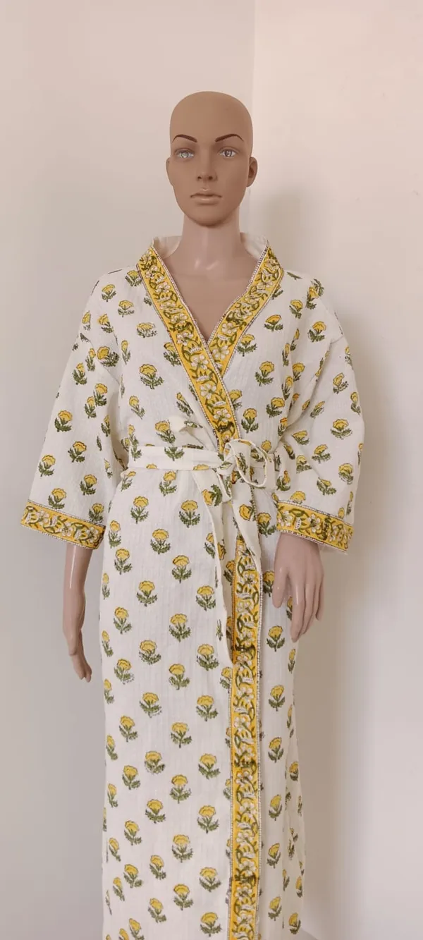 Multicolor_Cotton_Bathrobes_For_Unisex