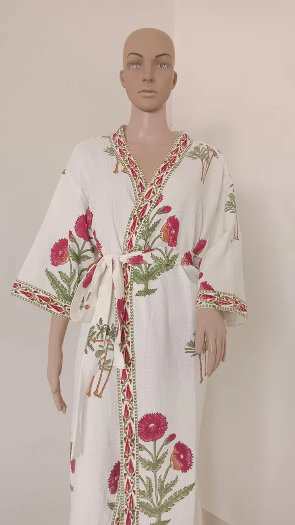 Multicolor_Cotton_Bathrobes_For_Unisex