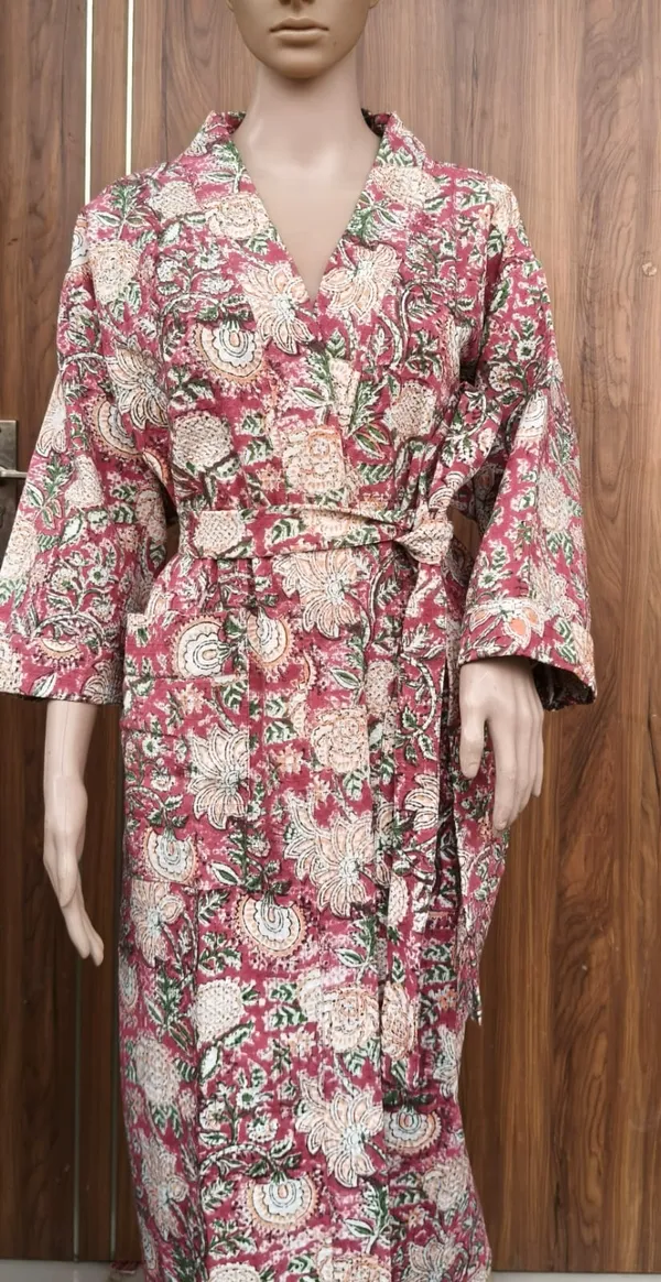 Multicolor_Cotton_Bathrobes_For_Unisex