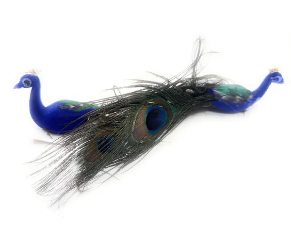 Decorative_Peacock_Figurine_With_Real_Feathers_Handcrafted_Blue_Green_Peacock_Showpiece_For_Home_Decor_Natural_Peacock_Tail_Feather_Bird_Ornament