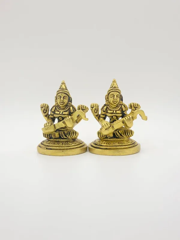 Brass_Goddess_Saraswati_Idol_With_Veena_Handcrafted_Statue_For_Home_Temple_Office_Study_Room_Antique_Finish