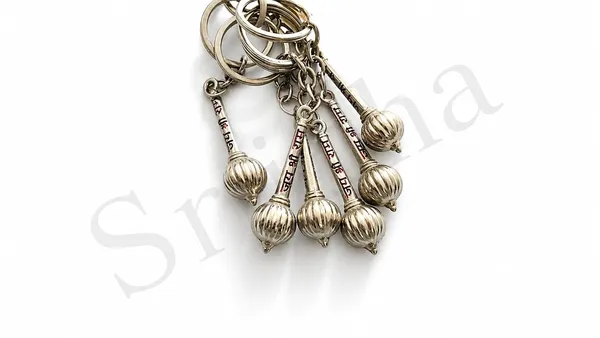 Jai_Shree_Ram_Keychain_Silver_Gada_Design