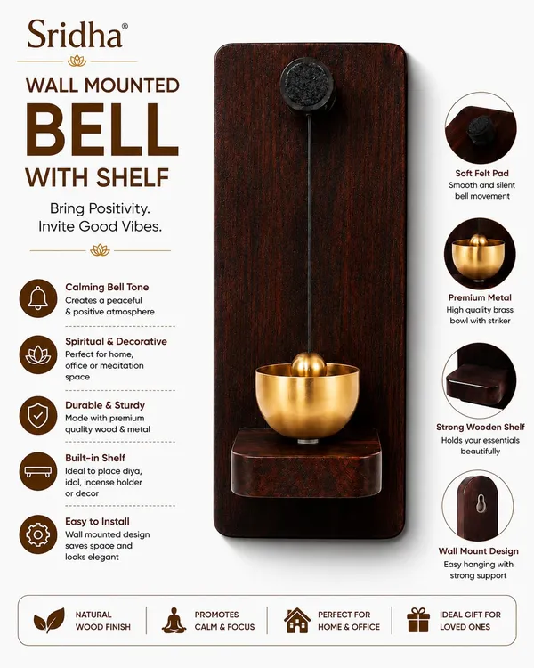 Wall_Mounted_Brass_Bell_With_Wooden_Shelf