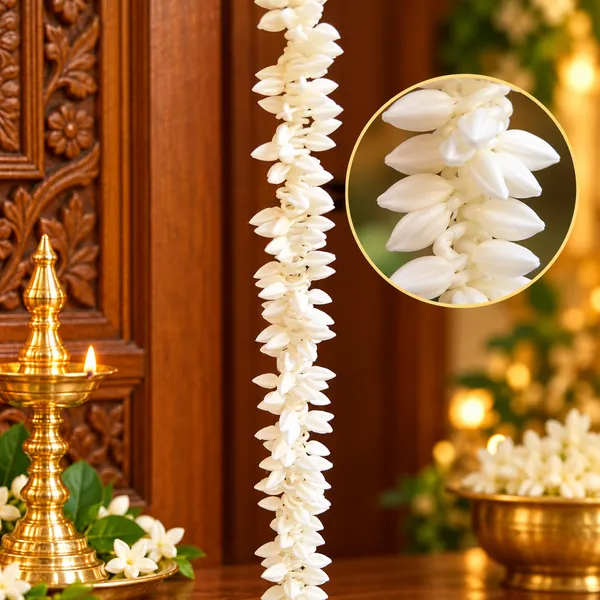 Sridha_Artificial_Jasmine_Flower_Door_Hanging_Toran_with_Golden_Bells_[5_Pc]_|_5_White_Mogra_Garland_Curtains_for_Main_Door,_Pooja_Room,_Mandir_&_Festive_Decoration