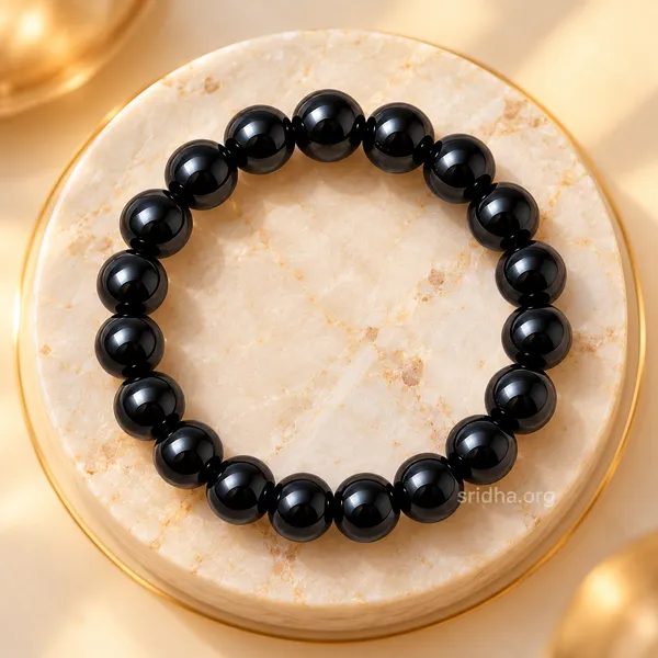 Sridha_Black_Tourmaline_Crystal_Healing_Bracelet_–_Natural_Black_Stone_Bracelet_for_Protection,_Grounding,_Positive_Energy_&_Spiritual_Wellness_|_Men_&_Women