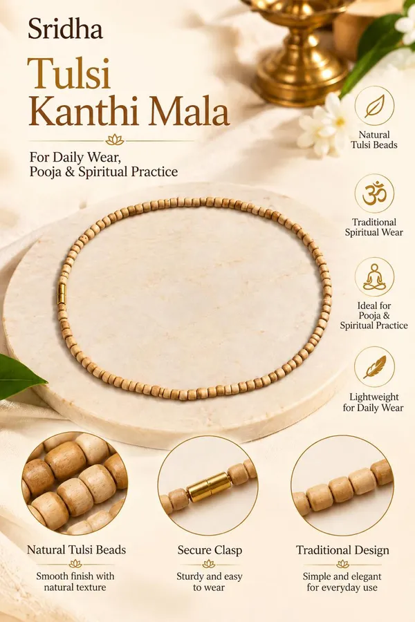 Sridha_Original_Tulsi_Kanthi_Mala_–_Natural_Tulsi_Wood_Beads_Necklace_with_Golden_Clasp_|_Traditional_Spiritual_Mala_for_Men_&_Women,_Daily_Wear,_Pooja_&_Meditation