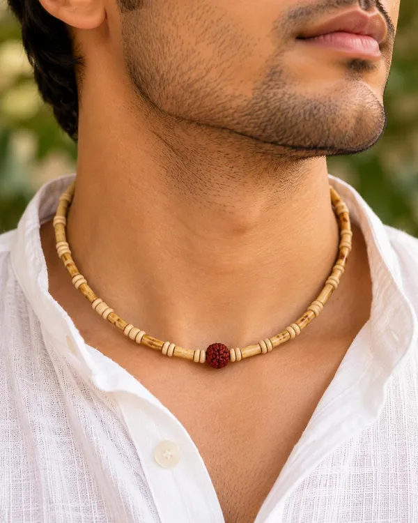 Sridha_Tulsi_Kanthi_Mala_with_Rudraksha_–_Single_Round_Tulsi_Necklace_for_Men_&_Women_|_Spiritual_Mala_for_Krishna_Devotion,_Meditation_&_Daily_Wear