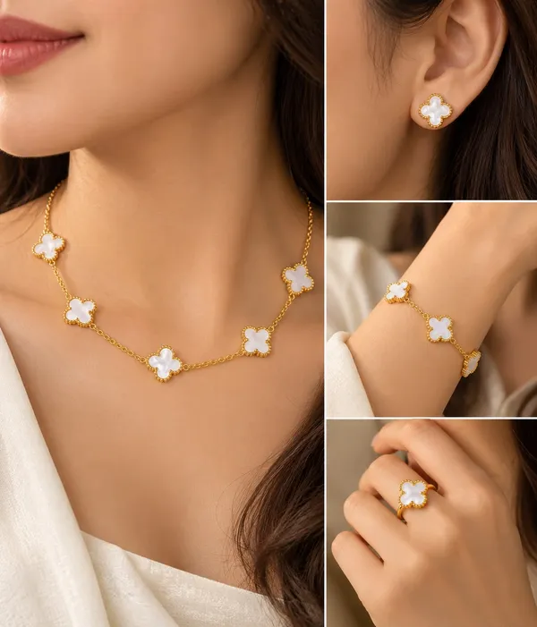Souvelle_by_Trishh-clover_combo-Golden_&_white