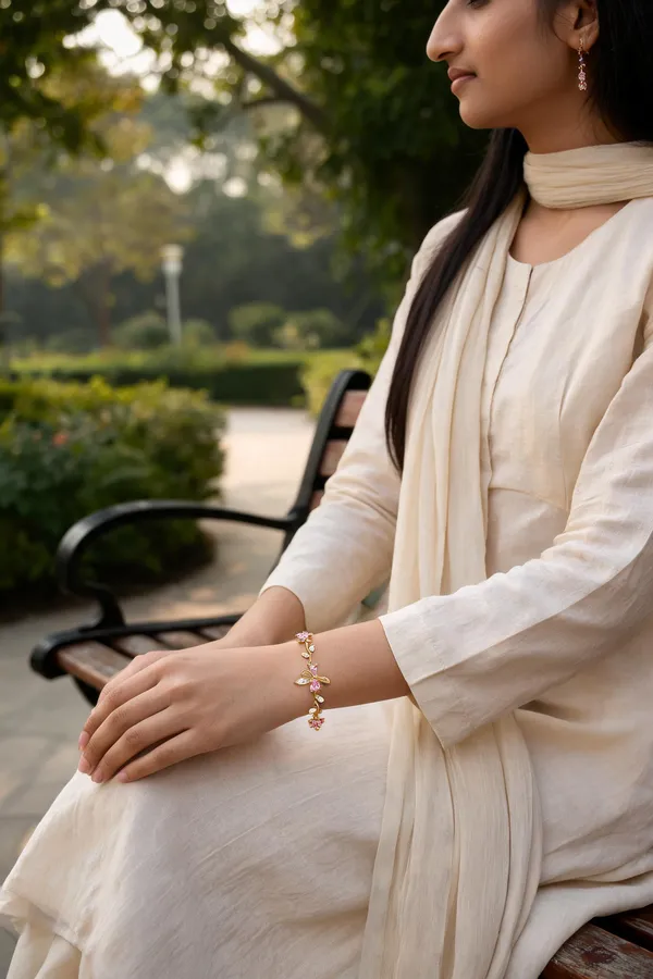 Golden_Stainless_Steel_Bracelet_For_Women