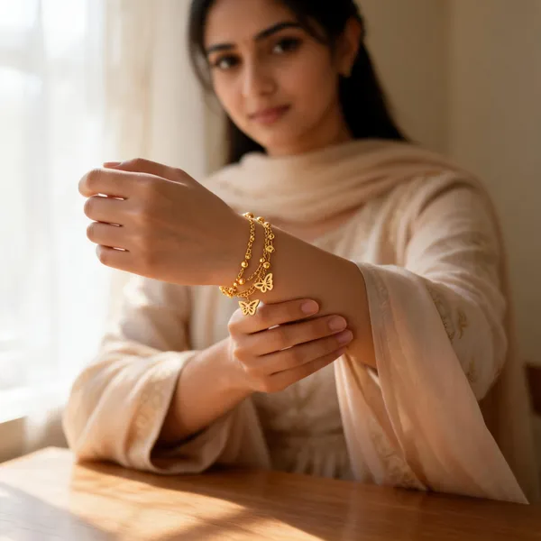 Golden_Stainless_Steel_Bracelet_For_Women
