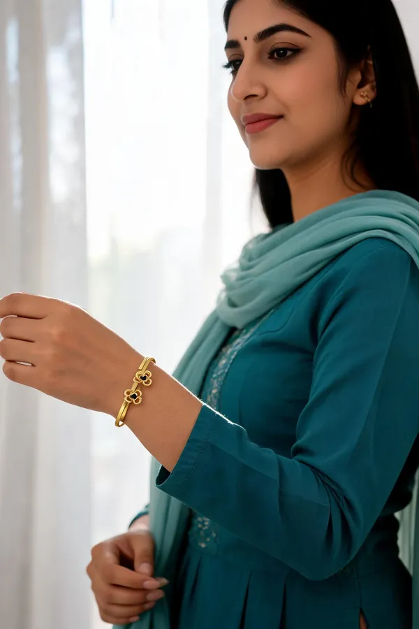 Golden_Stainless_Steel_Bracelet_For_Women