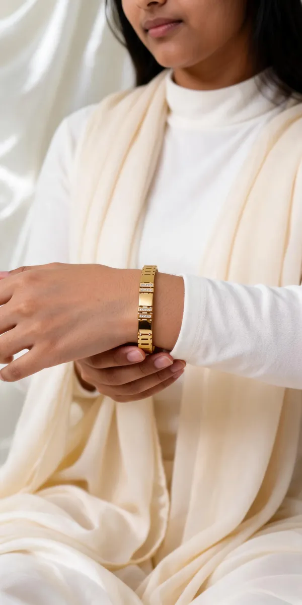 Golden_Stainless_Steel_Bracelet_For_Women