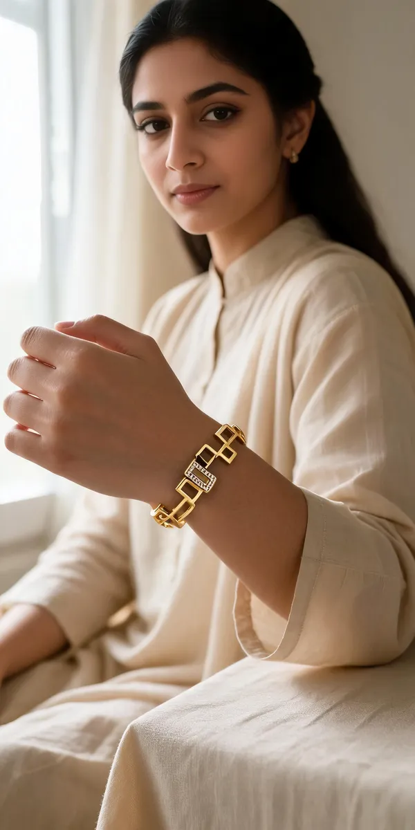 Golden_Stainless_Steel_Bracelet_For_Women