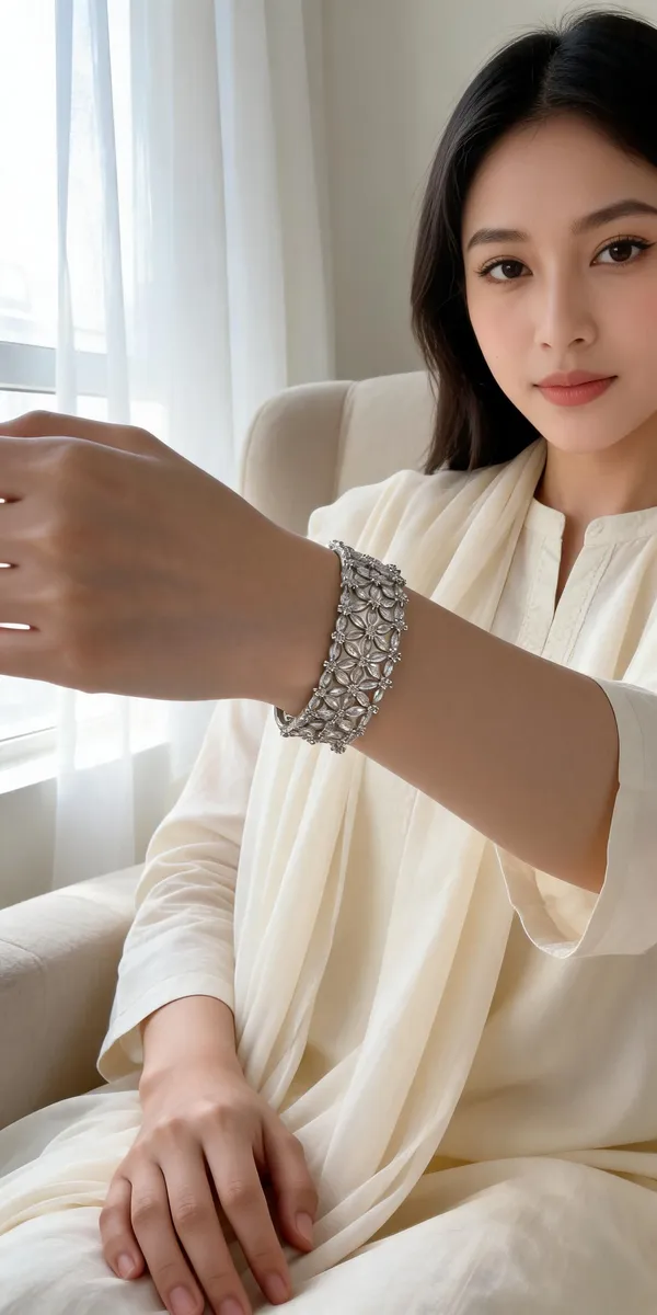 Silver_Stainless_Steel_Bracelet_For_Women