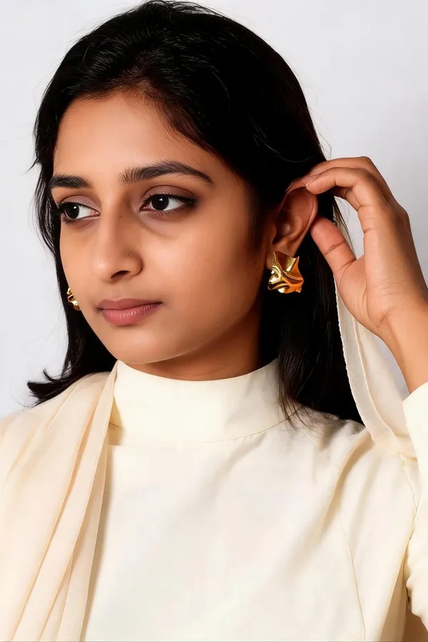 Golden_Stainless_Steel_Earrings_For_Women_-_Pack_of_2