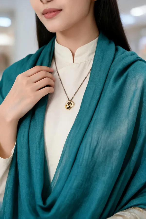 Golden_Stainless_Steel_Necklace_For_Women