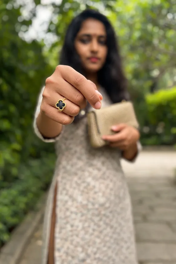 Golden_&_Black_Stainless_Steel_Ring_For_Women