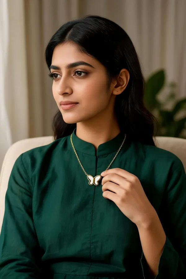 Golden_Stainless_Steel_Necklace_For_Women