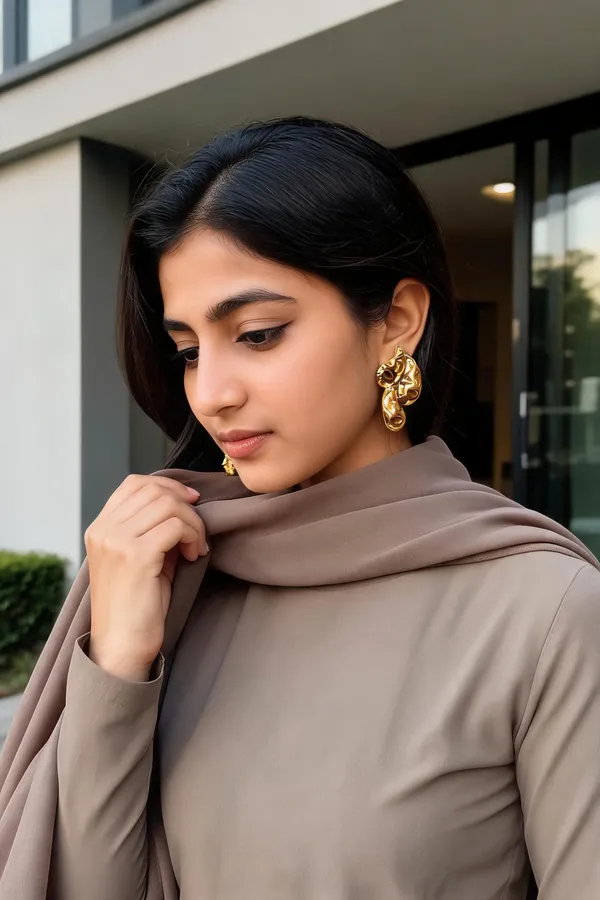 Golden_Stainless_Steel_Earrings_For_Women_-_Pack_of_2