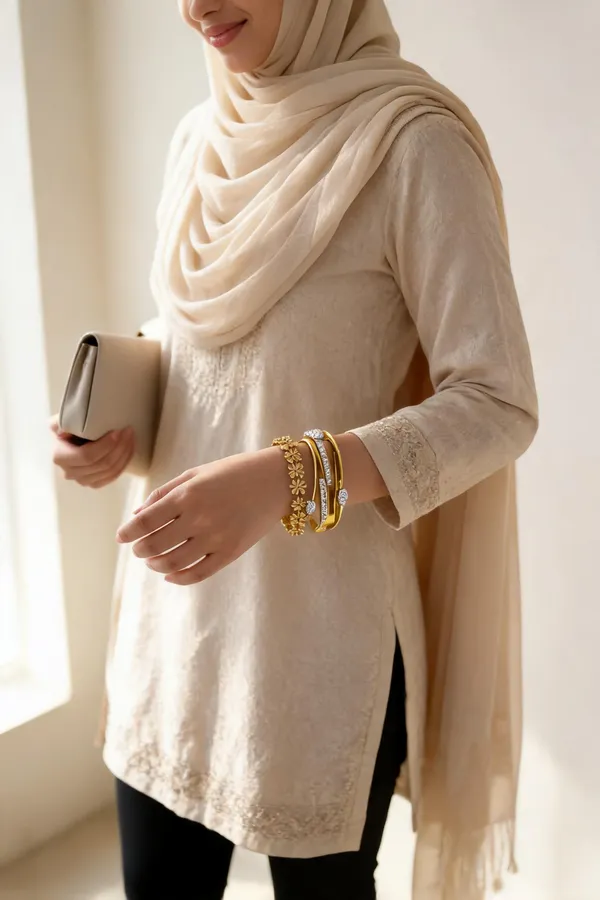 Golden_Stainless_Steel_Bracelet_For_Women