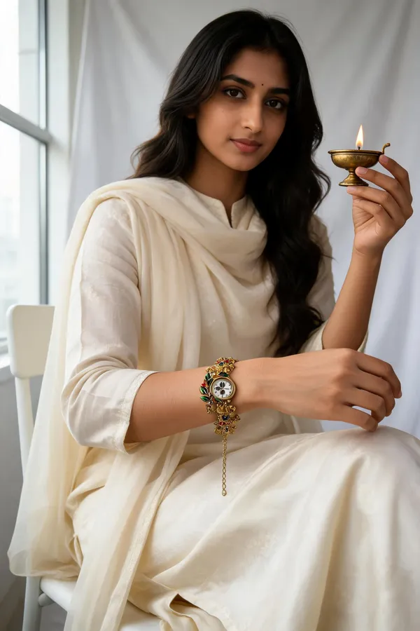Golden_Stainless_Steel_Kashmiri_Watch_For_Women