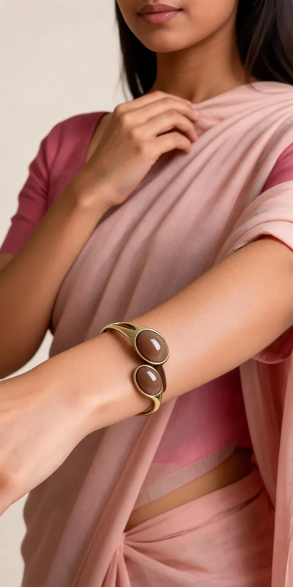 Brown_Stainless_Steel_Bracelet_For_Women