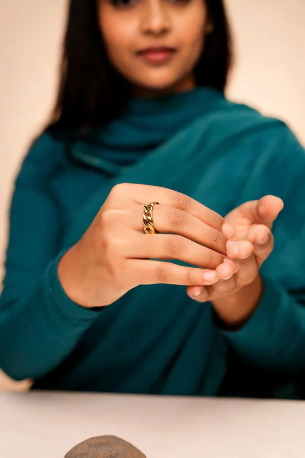 Golden_Stainless_Steel_Ring_For_Women_-_Pack_of_2