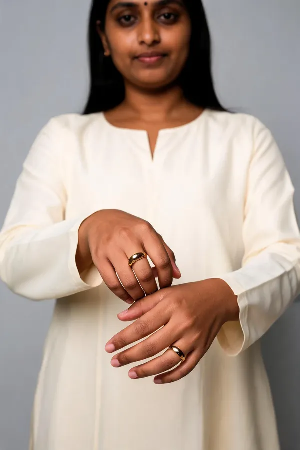 Golden_Stainless_Steel_Ring_For_Women_-_Pack_of_2