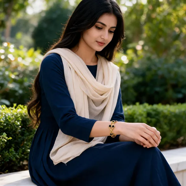 Golden_Stainless_Steel_Bracelet_For_Women
