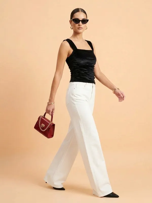 Solid_Black_Velvet_Square_Neck_Sleeveless_Regular_Top