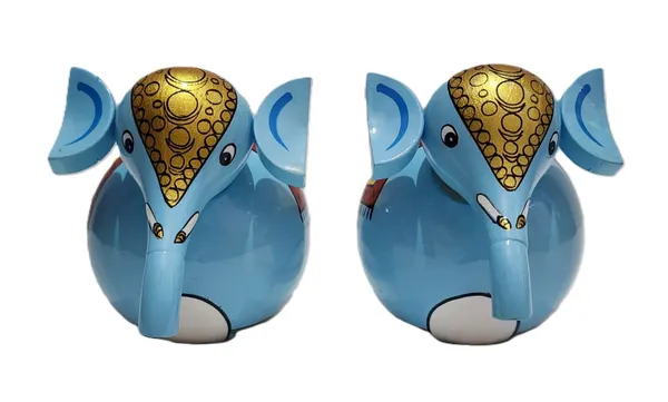 Blue_Yellow_Wood_Hand_Painted_Elephant_Figurine