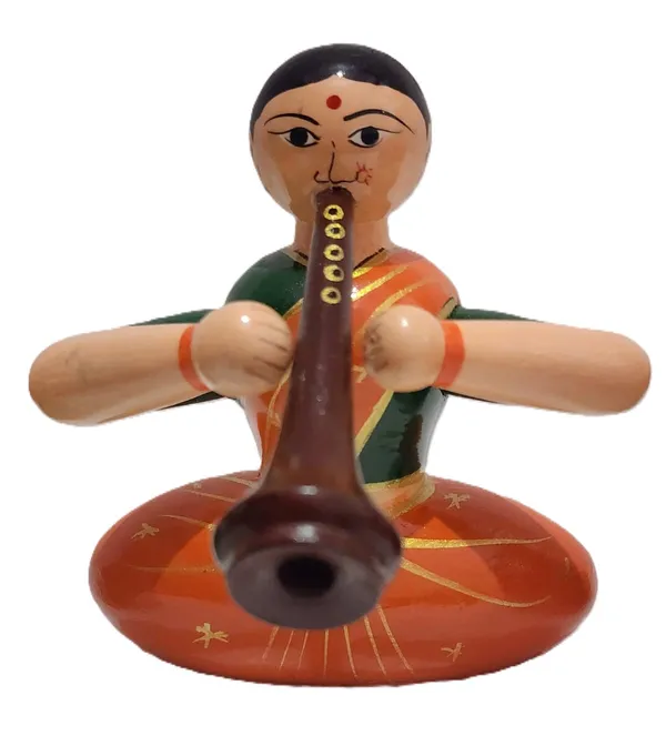 Hand_Painted_Indian_Woman_Musical_Figurine