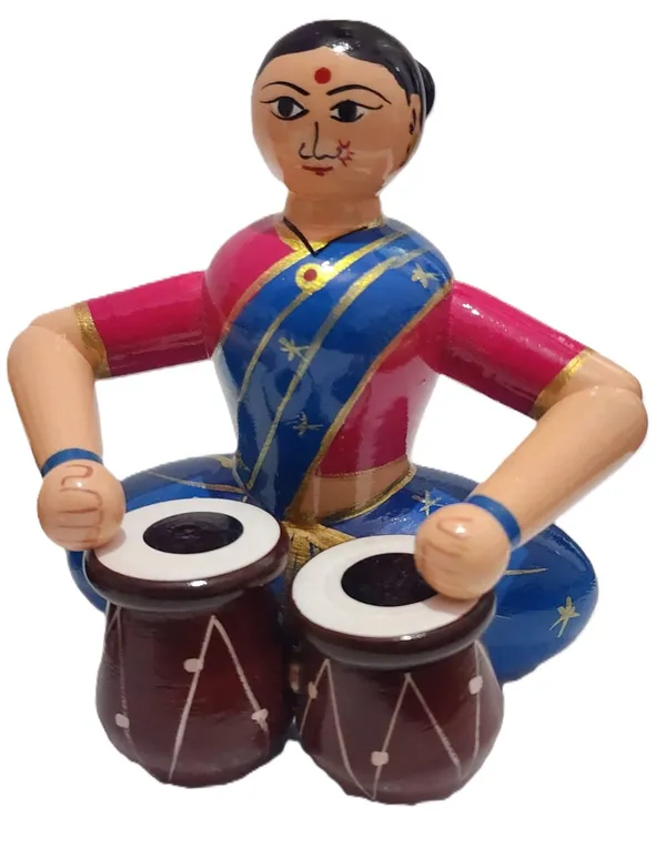 Hand_Painted_Indian_Woman_Musical_Figurine