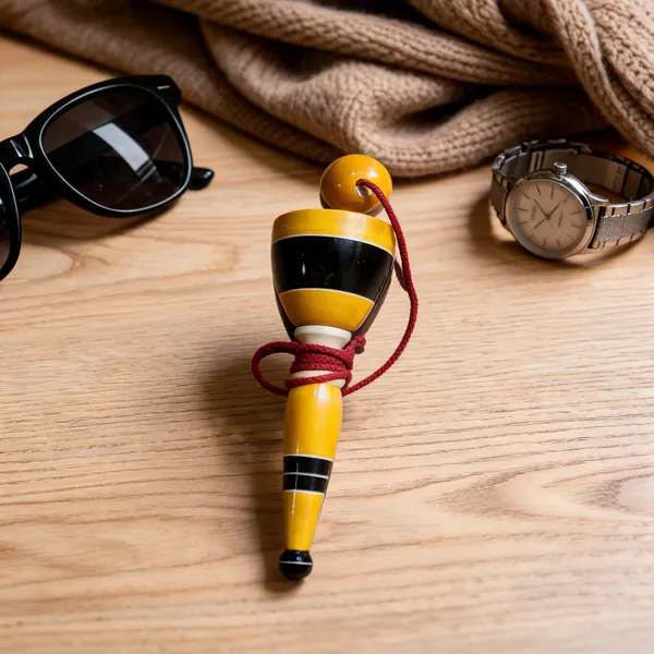 Yellow_Black_Wood_Cup_And_Ball_Skill_Toy_For_Kids
